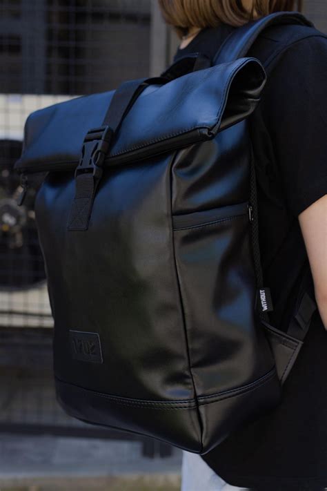 Большой городской рюкзак ролл-топ с карманом для ноутбука Without ...