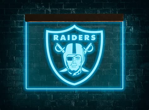 Raiders Neon Lightraiders Neon Signraiders Led Lightraiders Etsy