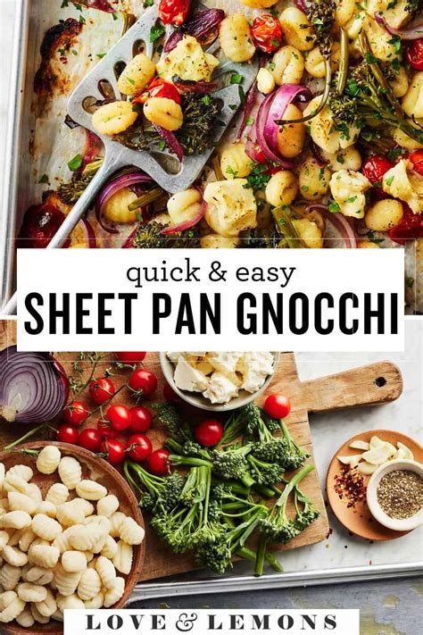 Sheet Pan Gnocchi Recipe Love And Lemons