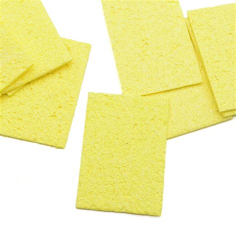 10pcsset Cleaning Sponge Cleaner For Enduring Electric Welding Soldering Iron Ebay