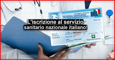 Quando Obbligatoria L Iscrizione Al Servizio Sanitario Nazionale