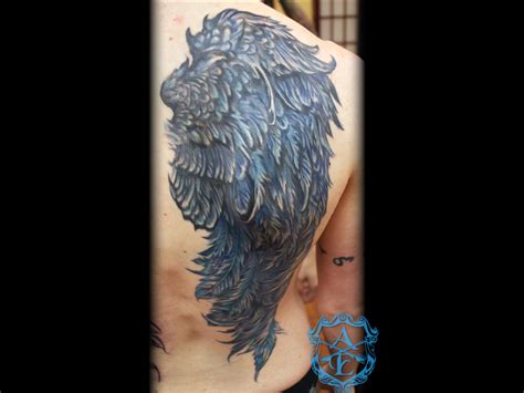 Arrows And Embers Custom Tattooing: Raven Wing Tattoo done by Sean ...