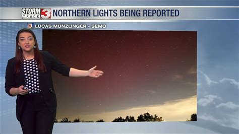 Northern Lights Reported Across The Region Gusty Winds And Cloudy