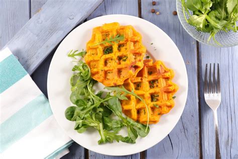 Gaufre Patate Douce La Recette Facile Et Rapide La Table De Suzette