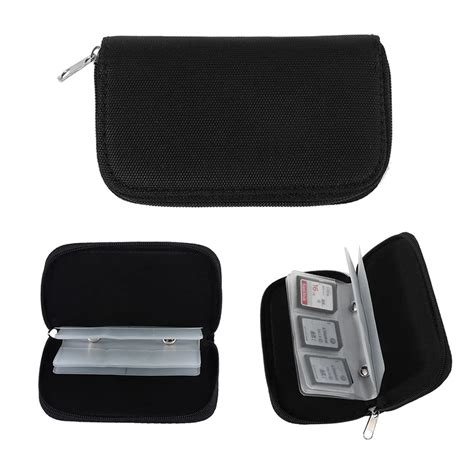 Buy Universal Black Memory Card Storage Carrying Pouch