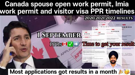 1 September Canada Spouse Open Work Permit Canada Visitor Visa 2022