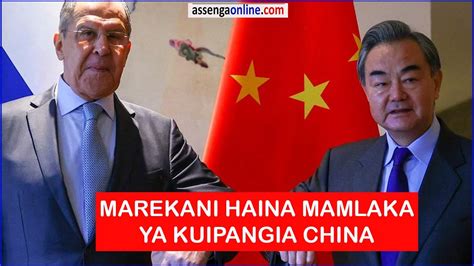 China Na Urusi Zajibu Mapigo Kwa Marekani Marekani Ikome Kabisa