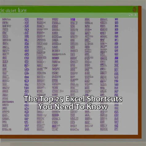 The Top 25 Excel Shortcuts You Need To Know