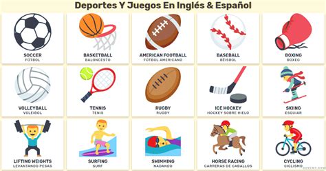 Gu A Completa Sobre El Vocabulario Deportivo En Ingl S Vamos