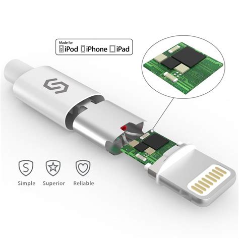 Syncwire C Ble Iphone Chargeur Iphone Mfi Certifi Apple C Ble