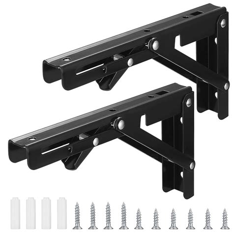 Buy Qeapug Folding Shelf Brackets Pcs Heavy Duty Collapsible Shelf