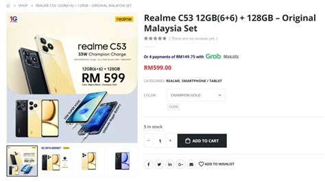 Realme C53 Satu Lagi Telefon Dengan Ciri Seakan Dynamic Island Akan