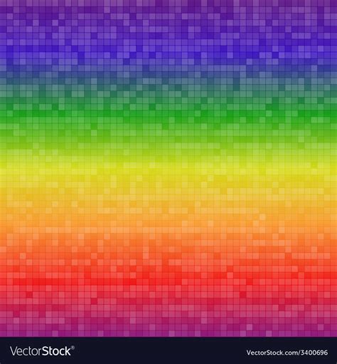 Pixel Art Easy Rainbow