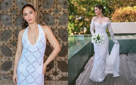 IN PHOTOS Here Are The Designers Behind Maja Salvador S Wedding Looks