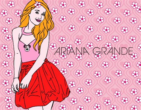 Desenho De Ariana Grande Pintado E Colorido Por Usu Rio N O Registrado