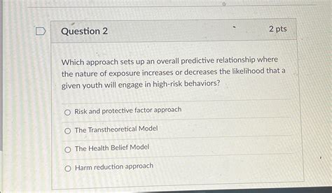 Solved Question 22 ﻿ptswhich Approach Sets Up An Overall