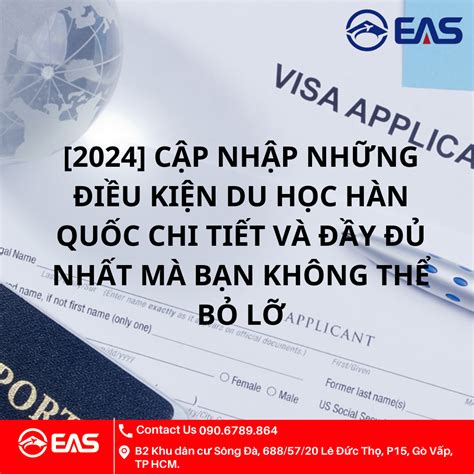 2024 CẬP NHẬP NHỮNG ĐIỀU KIỆN DU HỌC HÀN QUỐC CHI TIẾT VÀ ĐẦY ĐỦ NHẤT