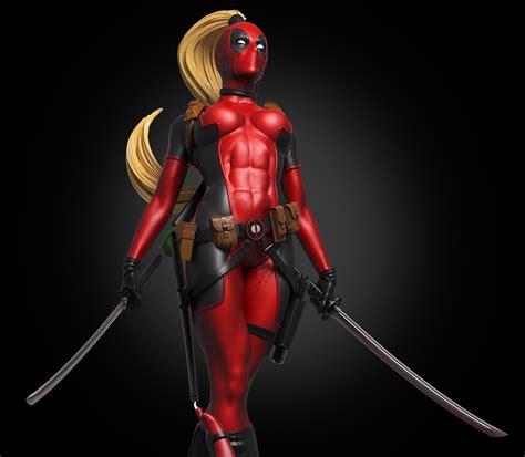 Artstation Lady Deadpool