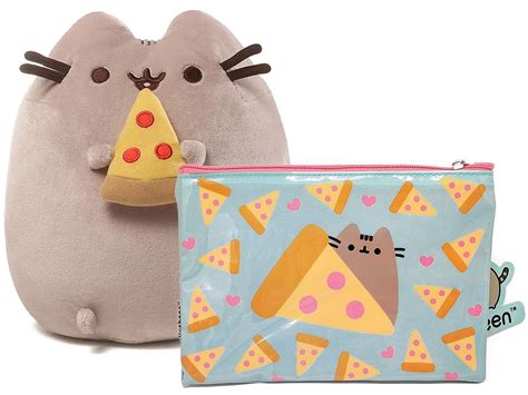 Pusheen The Cat Pizza Plush Pizza Pouch Set Pizza Cat Pizza Pouch