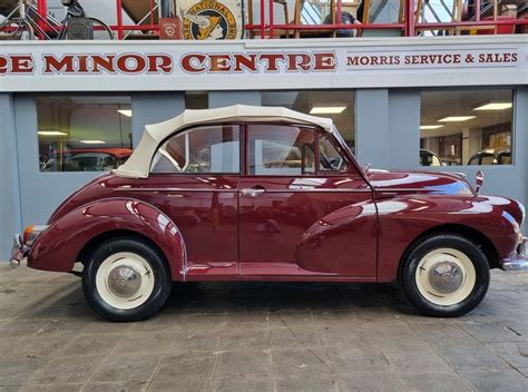 1968 Maroon B Morris Minor Convertible – West Riding Classic Cars