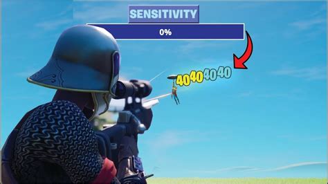 I Played Fortnite On The Lowest Sensitivity Youtube