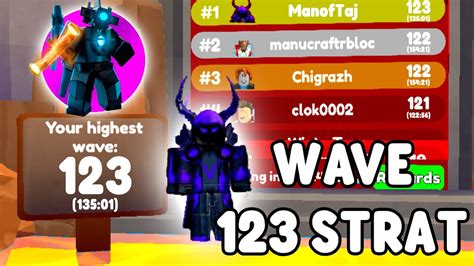 WAVES 1 123 STRAT FOR ENDLESS LEADERBOARD Toilet Tower Defense YouTube