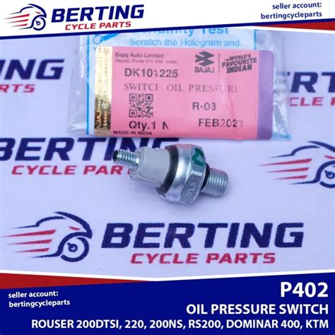 Oil Pressure Switch Sensor Rouser Ns Rs Dominar Ktm Duke