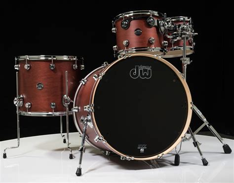 DW Performance Series 4pc Drum Kit Tobacco Satin Oil 10/12/16/22