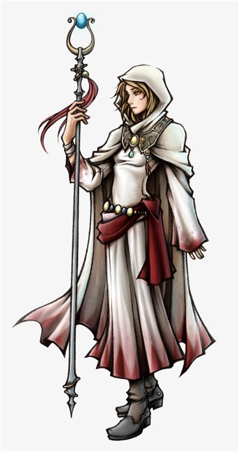 White Mage Final Fantasy Art Transparent Png 900x1659 Free Download