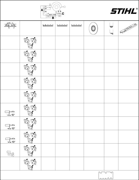 Stihl Battery Chart