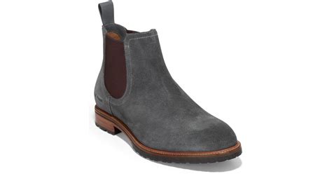 Cole Haan Berkshire Water Resistant Chelsea Boot in Brown for Men | Lyst