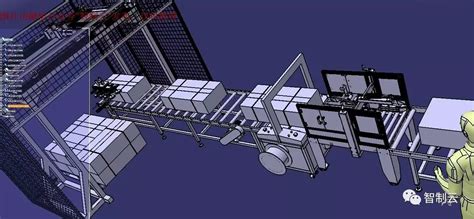 【非标数模】封箱打包码垛流水线3d模型图纸 Stp格式图档solidworks 仿真秀干货文章