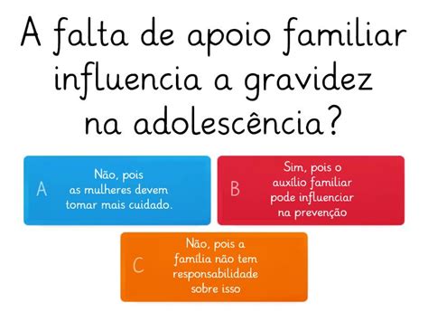 Elc Gravidez Na Adolesc Ncia Question Rio