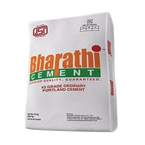 Bharathi Cement Opc 53 At Rs 1500 Bag Bharathi Cement In Nellore ID