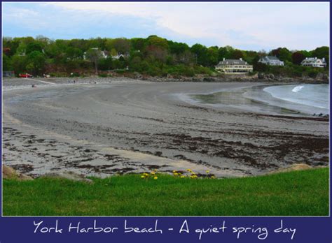 York Harbor Beach in York, Maine