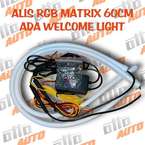 Jual LAMPU LED DRL ALIS RGB MATRIX WELCOME LIGHT 30CM 60CM SELANG