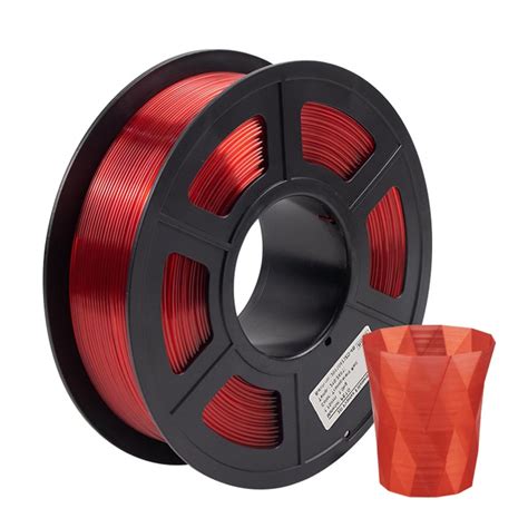 Red Transparent Petg D Filament Isanghu