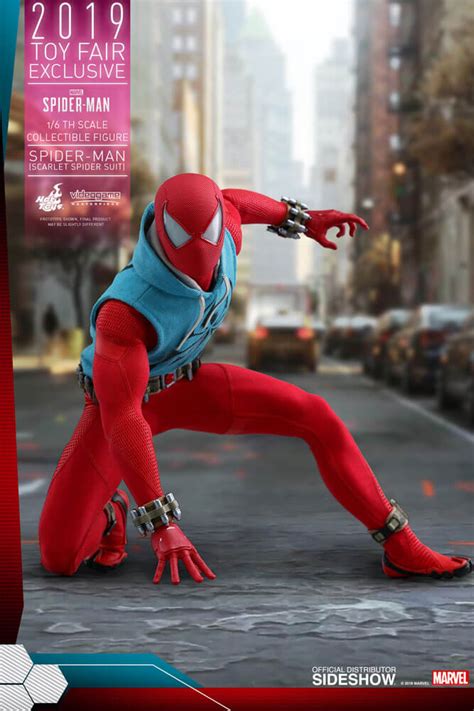 Hot Toys Scarlet Spider Suit Spider Man PS4 Showcase Review Figround