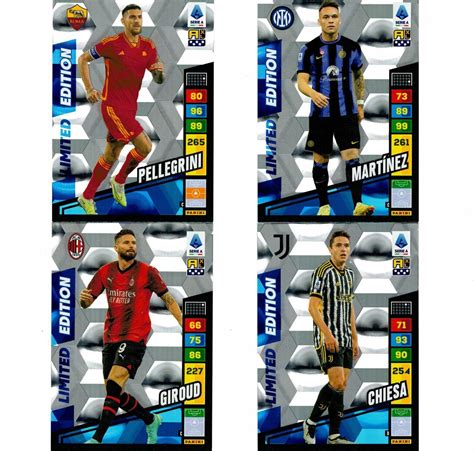 Panini Adrenalyn Xl Calciatori Cards Limited Edition A