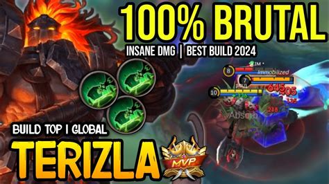 Terizla Best Build 2024 Build Top 1 Global Terizla Gameplay Mobile Legends Youtube