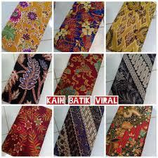 Sarung Batik Cap Tiga Setangkai Kain Sarung Batik Siap Jahit Kain