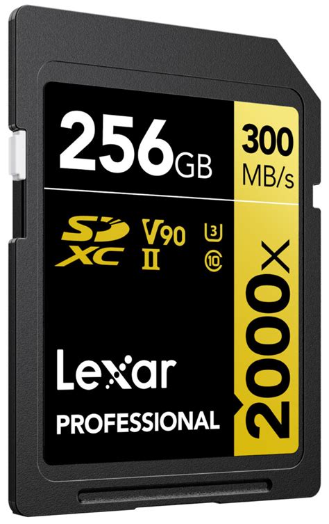 Lexar Announces X Gb Sdxc Uhs Ii V Card Gold Series Techpowerup