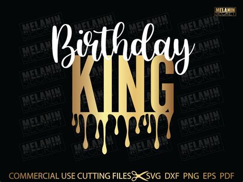 Birthday King SVG, Birthday SVG, Birthday Shirt File, Happy Birthday ...