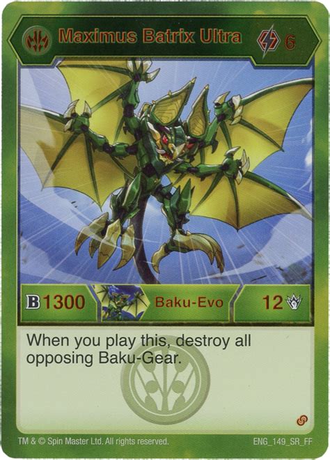 Ventus Maximus Batrix Ultra Fusion Force The Bakugan Wiki