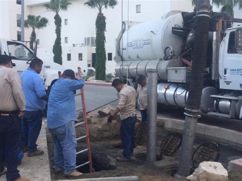 Atienden Derrames De Aguas Negras En Zonas Tur Sticas