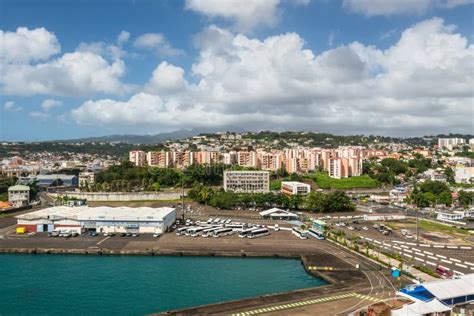 cityscape  fort de france martinique island french antilles ca