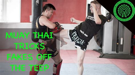 Muay Thai Tricks Faking The Teep Tutorial Youtube