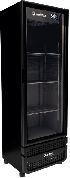 Expositor Refrigerador Full Black Para Bebidas 454 Litros VRS16 Imbera