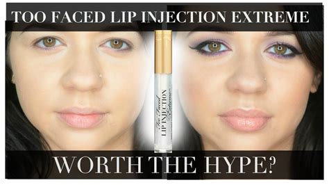 Too Faced Lip Injection Extreme Worth The Hype Hellocrisst Youtube