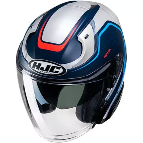 Casque Hjc Rpha Kouv Mc Sf Bleu Blanc Casque Jet